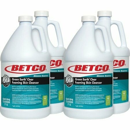 BETCO CLEANSER, SKIN, FOAMING, GAL, 4PK BET7150400